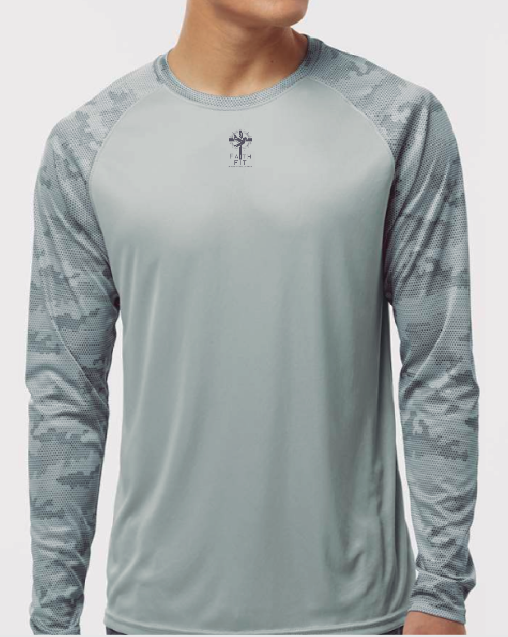 Activewear Permormances Long Sleeve Camo