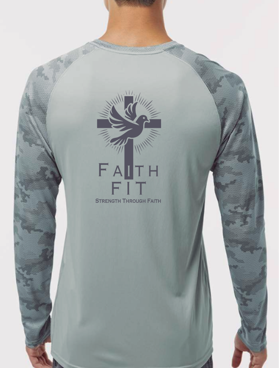 Activewear Permormances Long Sleeve Camo