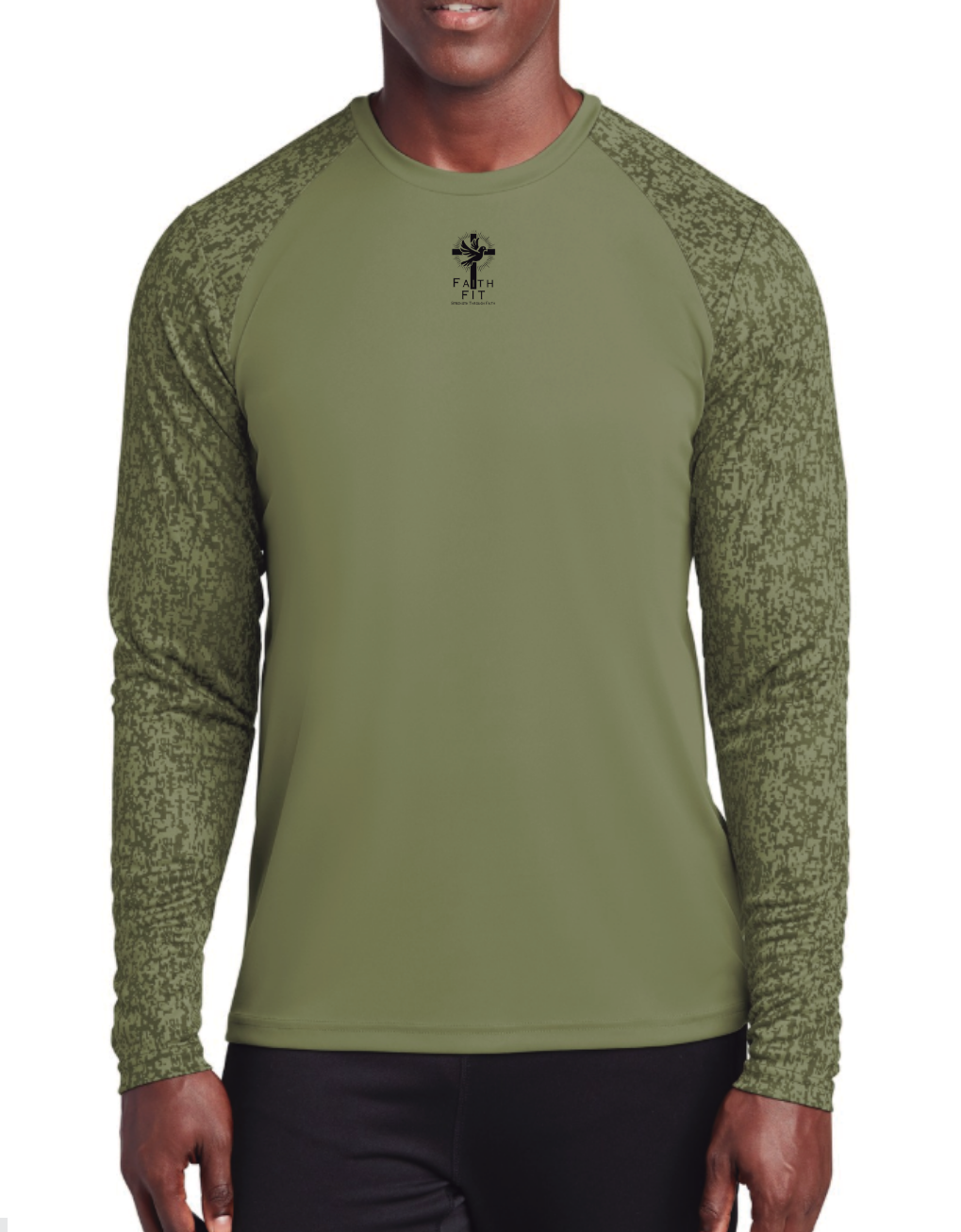 Activewear Permormances Long Sleeve Pixel