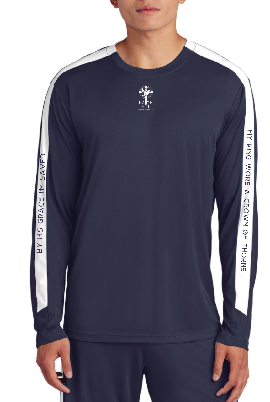 Activewear Performance Long Sleeve design on sleeve