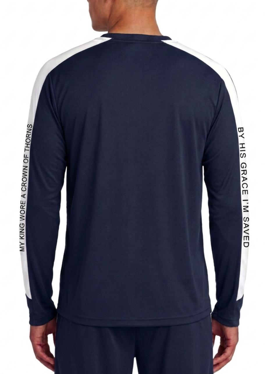 Activewear Performance Long Sleeve design on sleeve