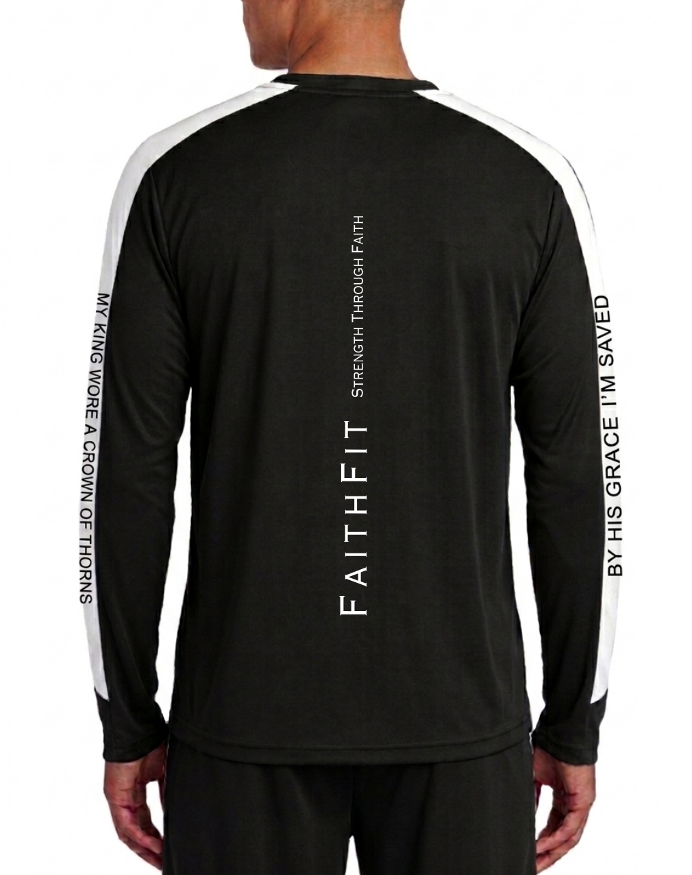 Activewear Performance Long Sleeve design on sleeve