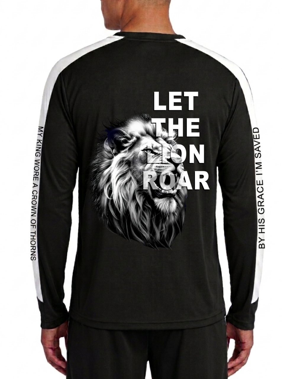 Activewear Performance Long Sleeve design on sleeve