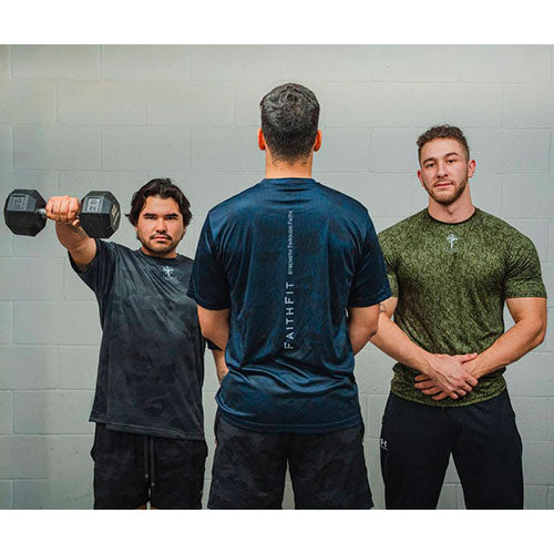 Activewear Permormances T-Shirt Camo (FAITH-FIT)